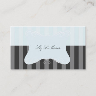 Tarjeta De Visita PixDezines Ice Cream Palor Stripes