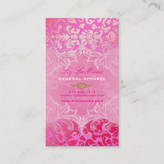 Tarjeta De Visita PixDezines Marie Antoinette en Pique Damask