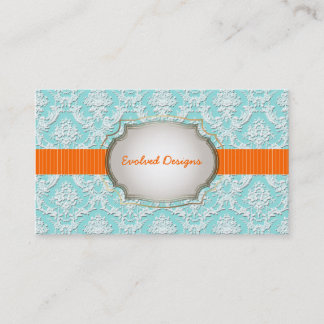 Tarjeta De Visita PixDezines natasha encaje/colores de fondo + recor