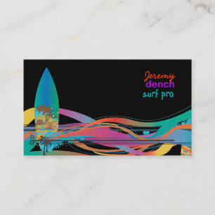 Tarjeta De Visita PixDezines Ola Cresta Hawaii ♥♥♥♥♥