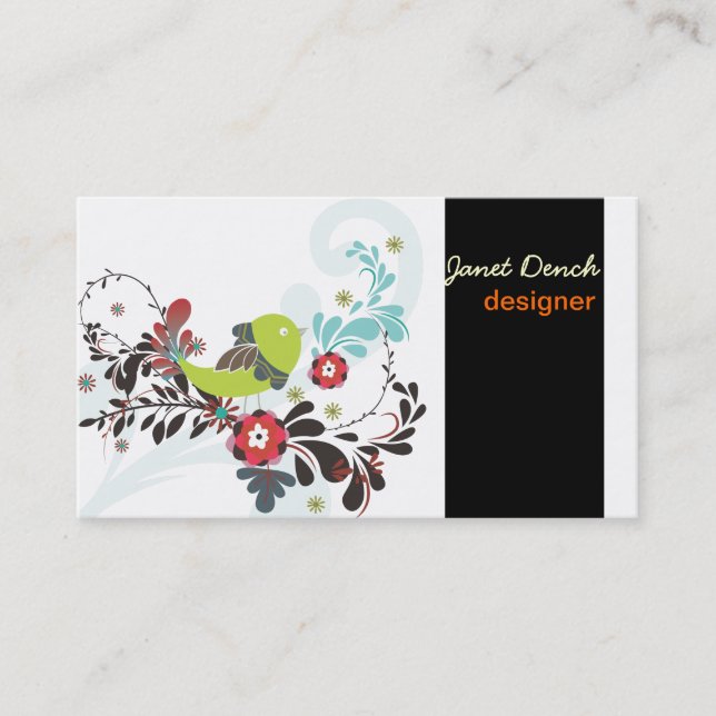 Tarjeta De Visita PixDezines Retro Chicks (Anverso)