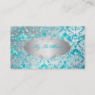 Tarjeta De Visita PixDezines sabine damasco/brillo falso