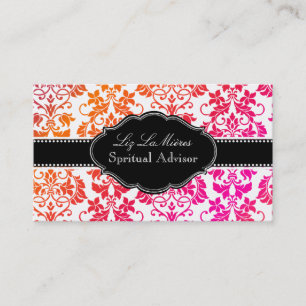 Tarjeta De Visita PixDezines Tanza Damask/DIY fondo