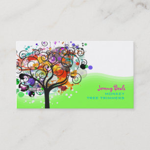 Tarjeta De Visita PixDezines Trimmers de Árbol Grunge (rimmers) H H