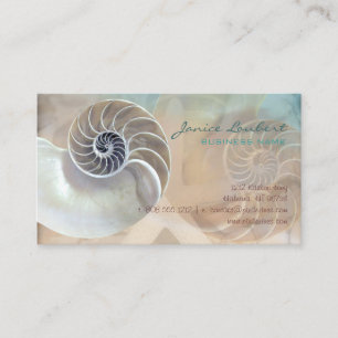 Tarjeta De Visita PixDezines Under the Sea, Nautilus