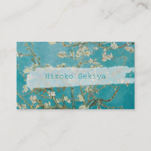 Tarjeta De Visita PixDezines Van Gogh Flor de Almendro en Saint-Rémy