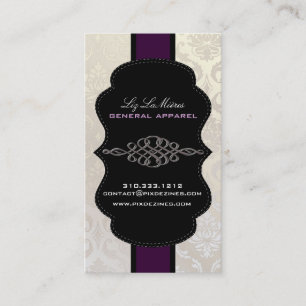 Tarjeta De Visita PixDezines Vendome Damask