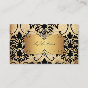 Tarjeta De Visita PixDezines Vintage Florentius Damask