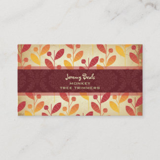 Tarjeta De Visita PixDezines Vintage Retro Foliage HH H H