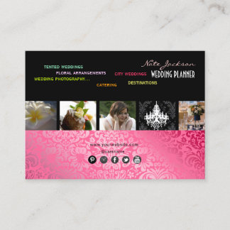 Tarjeta De Visita PixDezines WEDDING PLANNER/DIY COLOR+FONTS
