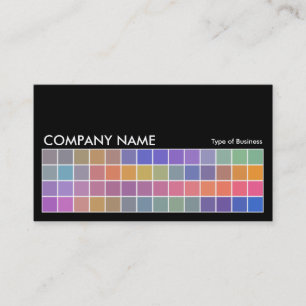 Tarjeta De Visita Pixel Motif v2 02 - Negro con gris