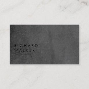 Tarjeta De Visita Pizarra mínima moderna profesional elegante