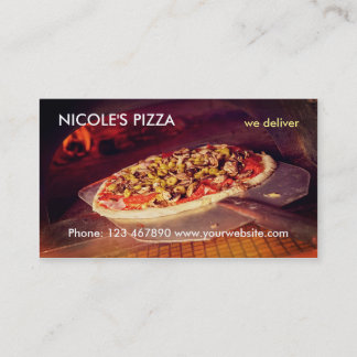 Tarjeta De Visita Pizza