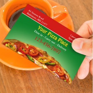 Tarjeta de visita Pizza