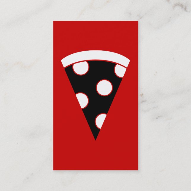 Tarjeta De Visita pizza (Anverso)
