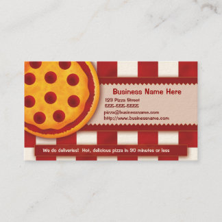 Tarjeta De Visita Pizza