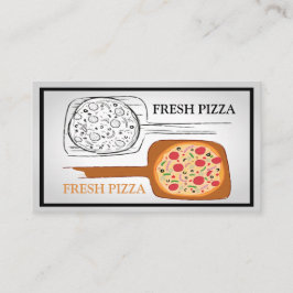 Tarjeta De Visita Pizza fresca