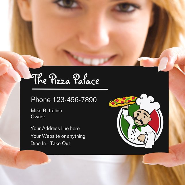 Tarjeta De Visita Pizza Pie Restaurante Italiano (Subido por el creador)