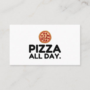 TARJETA DE VISITA PIZZA TODO EL DÍA