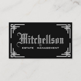 Tarjeta De Visita Pizzazz gótico