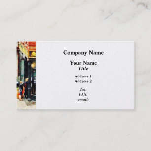 Tarjeta De Visita Pizzería de Nueva York