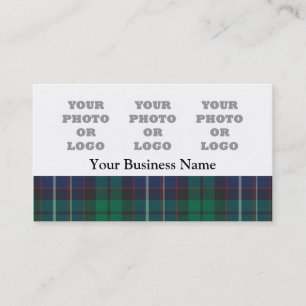 Tarjeta De Visita Placa azul-verde