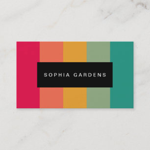 Tarjeta De Visita Placa de nombre - Colores