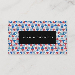 Tarjeta De Visita Placa de nombre - Modelo de hexágono 05