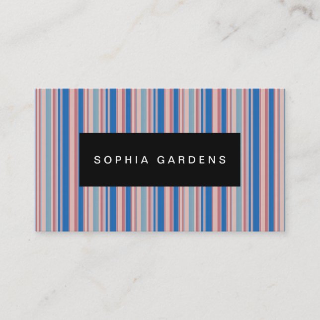 Tarjeta De Visita Placa de nombres - Bandas 310515 (11) (Anverso)