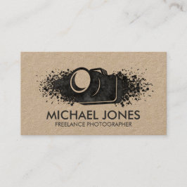 Tarjeta De Visita Placa de tinta de cámara