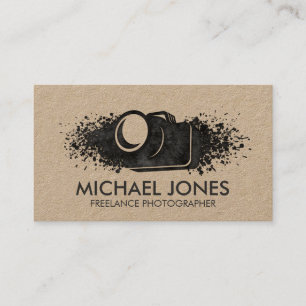 Tarjeta De Visita Placa de tinta de cámara