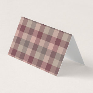 Tarjeta De Visita Plaid de blushwood