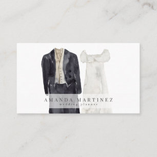 Tarjeta De Visita Plan de matrimonio para novias y novias