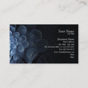 Tarjeta de visita plana burbujeante