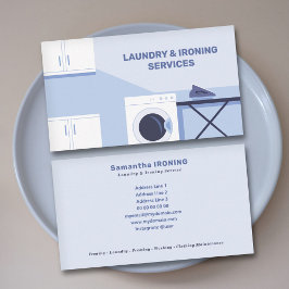 Tarjeta De Visita Planchado y Lavandería