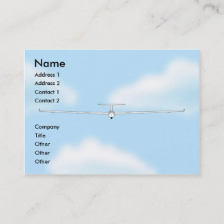 Tarjeta De Visita Planeador de deslizamiento de elevación de