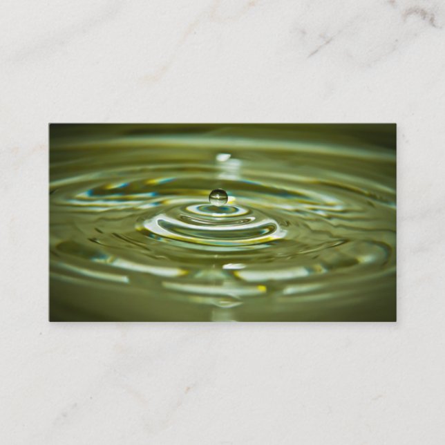 Tarjeta De Visita Planeta H20 (Anverso)