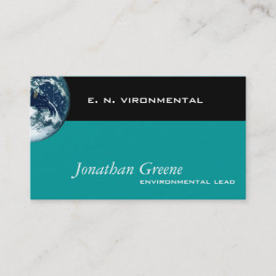 Tarjeta De Visita Planeta Tierra