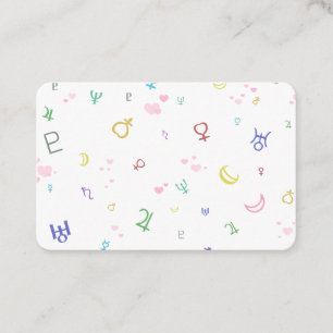 Tarjeta De Visita Planetas bonitos