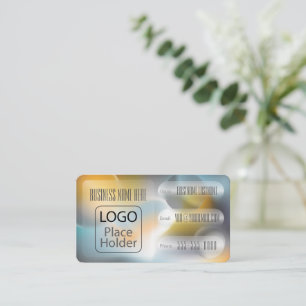 Tarjeta De Visita Planetas Glassmorphism