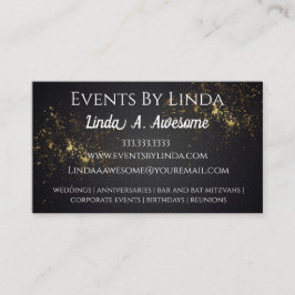 Tarjeta De Visita Planificación de eventos