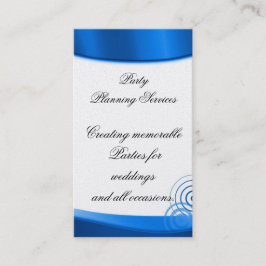 Tarjeta De Visita Planificación de fiestas