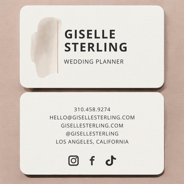 Tarjeta De Visita Planificador de bodas  (Subido por el creador)