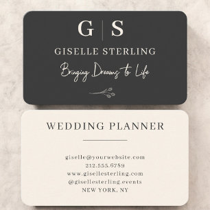 Tarjeta De Visita Planificador de bodas