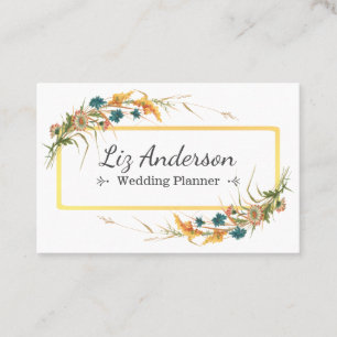 Tarjeta De Visita Planificador de bodas