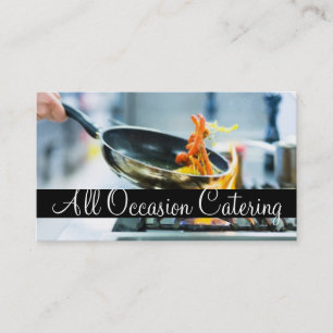 Tarjeta De Visita Planificador de bodas Chef de catering Restaurante