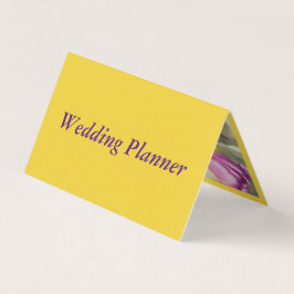 Tarjeta De Visita Planificador de bodas de Pascua