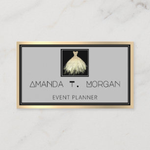 Tarjeta De Visita Planificador de eventos Blogger Boda de danza vest