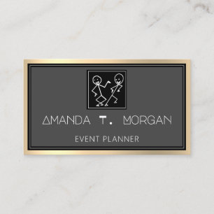 Tarjeta De Visita Planificador de eventos Boda de danza blogger mode