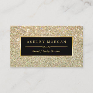 Tarjeta De Visita Planificador de eventos boda - Purpurina Sassy Bea